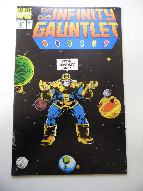 The Infinity Gauntlet #4 (1991) VF- Condition