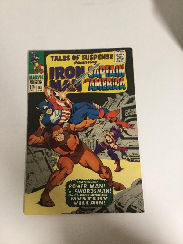 Tales Of Suspense 88 Fn/Vf Fine/Very Fine 7.0 Iron Man Captain America