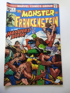 The Frankenstein Monster #4 (1973) FN+ Condition