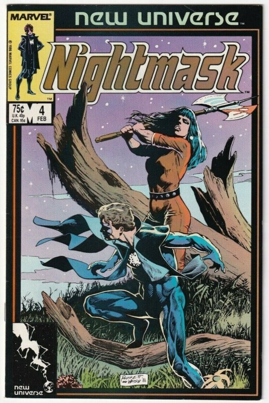 Nightmask #4 February 1986 Marvel Comics