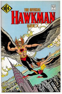 The OFFICIAL HAWKMAN INDEX #1 & #2 (1986) 8.0 VF Definitive Bibliography 1961-87