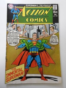 Action Comics #385 (1970) GD/VG Condition moisture damage