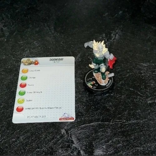 Wizkids Heroclix Justice League Doomsday #054 Super Rare w/card Miniature Figure