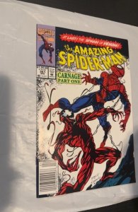 The Amazing Spider-Man #361 (1992) newstand 1st carnage