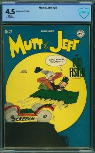 Mutt & Jeff #22 (1946) CBCS 4.5 VG+