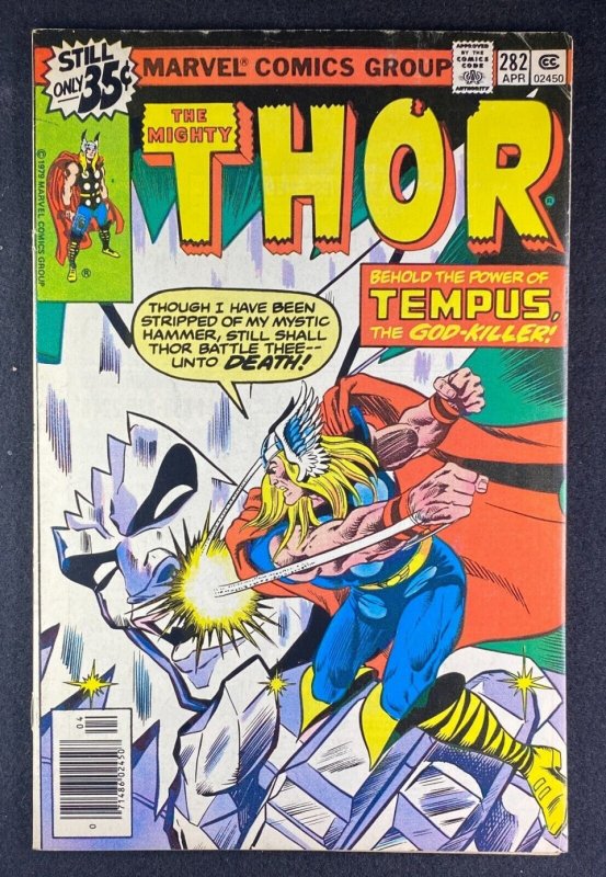 Thor (1966) #282 FN+ (6.5) Tempus 1st App Time-Keeps TVA Keith Pollard Art
