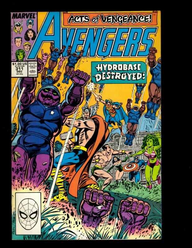 12 Avengers Marvel Comics # 285 307 308 309 310 311 318 327 339 360 363 364 EK11