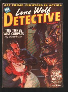 Lone Wolf Detective10/1940-Norman Saunders Good Girl Art cover.-Hardboiled cr...
