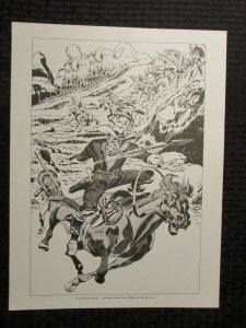 1979 BULLSEYE Action Portfolio SIGNED Bookplate Joe Simon VF-/FN- 11.5x15.5