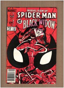 Marvel Team-Up #140 Newsstand Spider-man & Black Widow 1984 VF 8.0