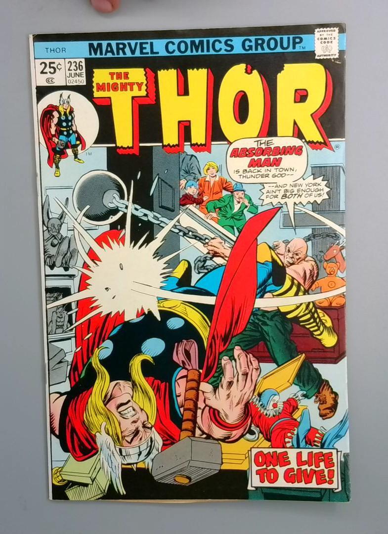 Thor #236, Marvel Comics, 1975 JR1 See Pics