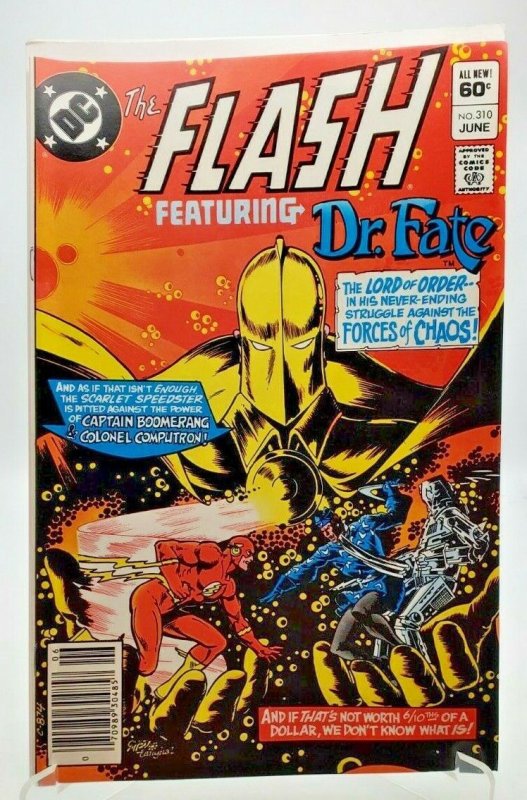 FLASH #310 (1959 Series) 1982 (DC)  Newsstand variant (Dr. Fate)