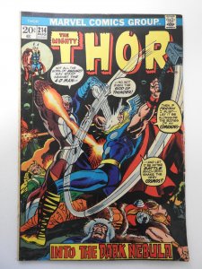 Thor #214 (1973) VG Condition