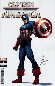 Captain America (11th Series) #1B VF/NM ; Marvel | 751 John Romita Variant