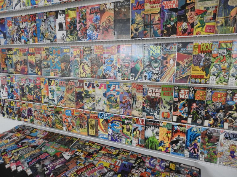 Huge Lot 190+ Comics W/ Star Wars, The Fly, Eternals, Dreadstar, +More Avg VG