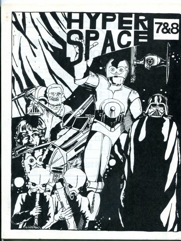 Hyper Space #7 & 8 1978-  Early Star Wars Fanzine Fan Fiction last issue VF