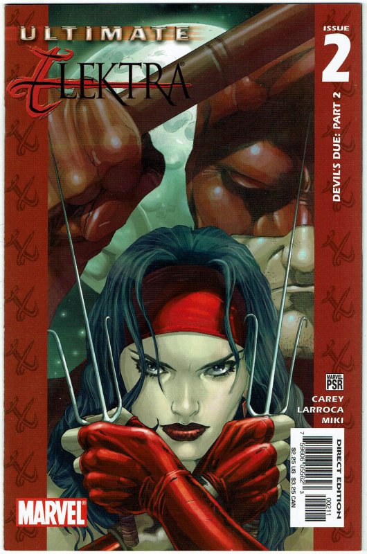 Ultimate Elektra #2 Daredevil 1st Ultimate Bullseye NM
