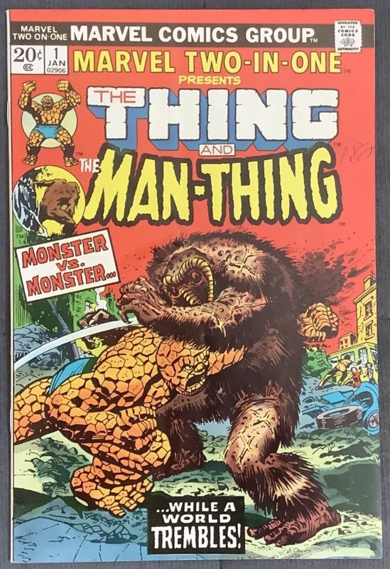 Marvel Two-In-One #1 (1973, Marvel) Featuring Man-Thing. VF