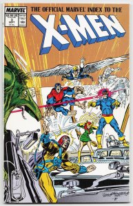 The Official Marvel Index to the X-Men #3 (1987) X-Men