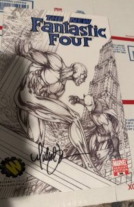 Fantastic Four #546 Wizard World Cover (2007)signed by Michael turner