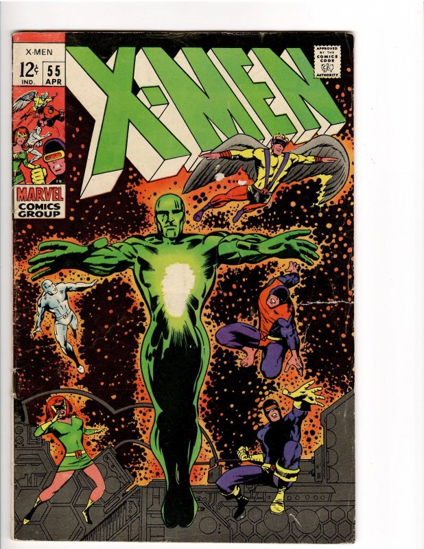 X-MEN #55 VG 4.0 HAVOC/BARRY SMITH ART/!  (VERMONT COLLECTION)