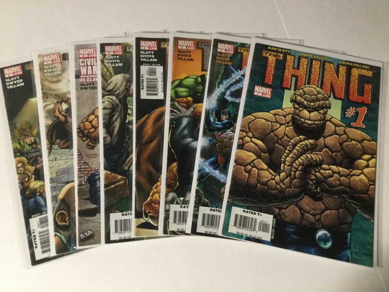 The Ting 1-8 1 2 3 4 5 6 7 8 Lot Set Run Vf Very Fine Marvel