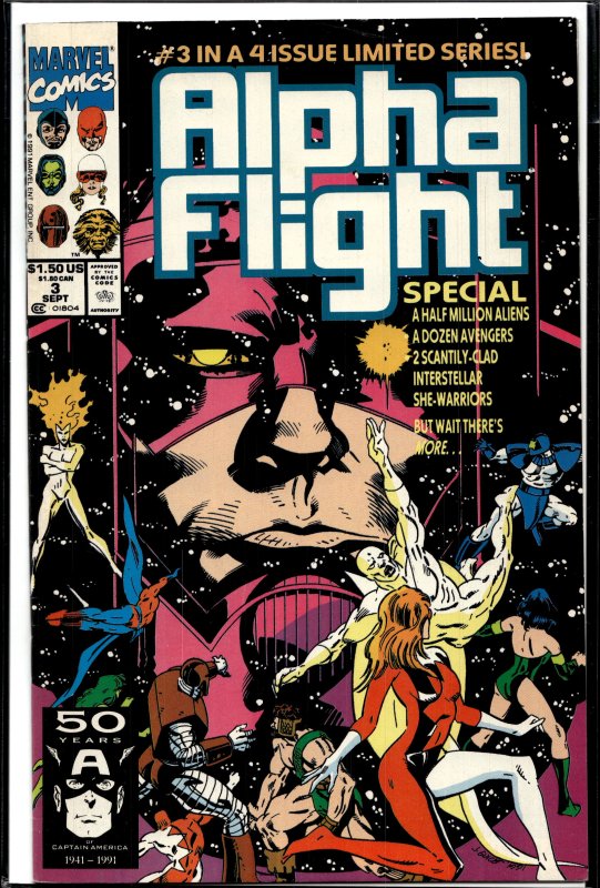 Alpha Flight Special #3 Direct Edition (1991) Alpha Flight