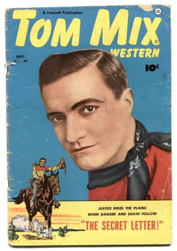 Tom Mix Western #45 1951- Golden Age G