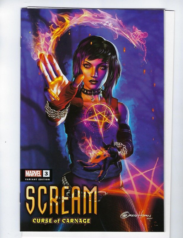 Scream Curse of Carnage #3 Greg Horn Trade Dress Exclusive (2020) {VF-NM}