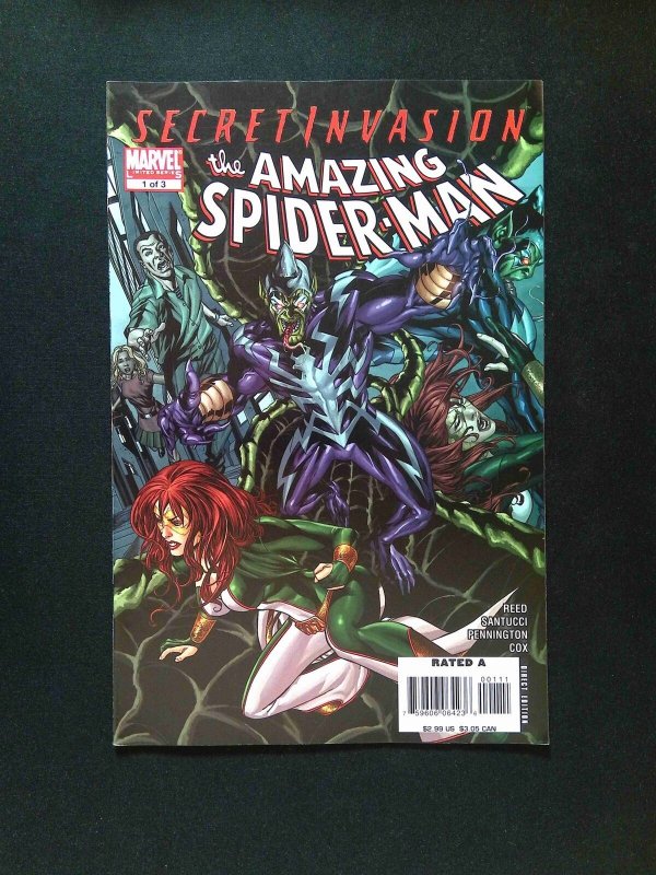 Secret Invasion Amazing Spider-Man #1  Marvel Comics 2008 VF/NM