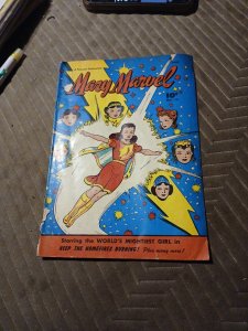 Mary Marvel Comics #13 Golden Age 1947 Superhero Jr Fawcett Captain Godess' Cvr