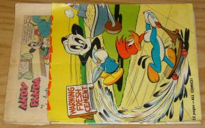 Walter Lantz New Funnies #168 february 1951 - woody woodpecker andy panda 52 pgs