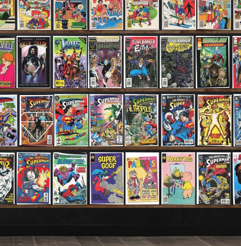 Huge Lot 150+ Comics with Action Comics, Magnus Robot Fighter & More!