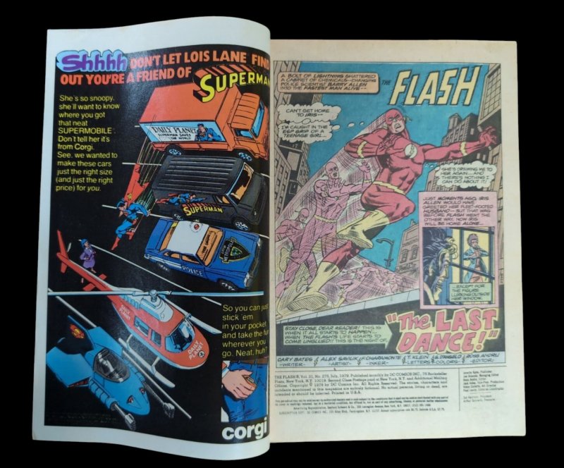 The Flash #275 Death of Iris Allen 1979 DC Comics Fine Condition