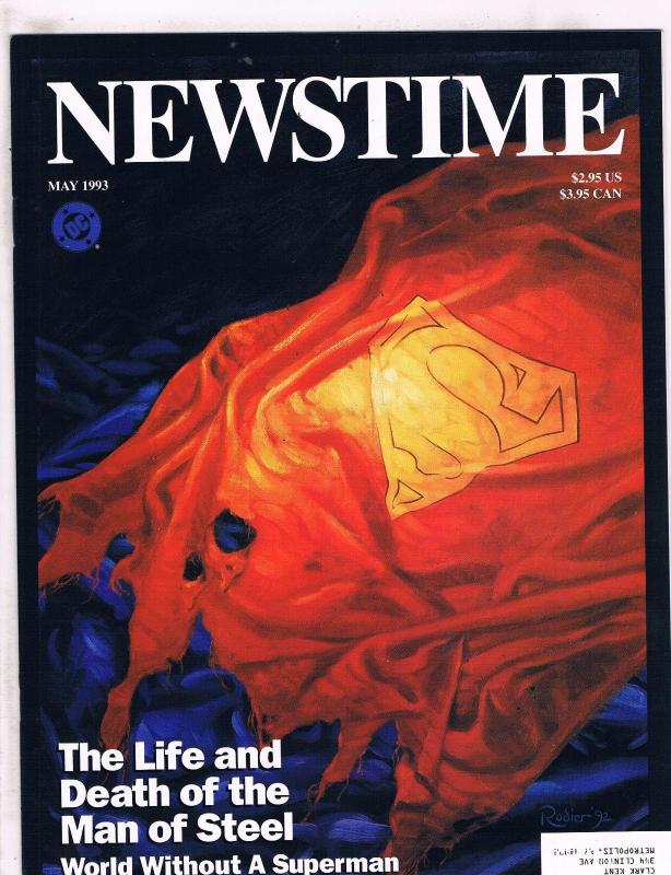 Superman Newstime Magazine DC Comic Book Special Publication World Without J118