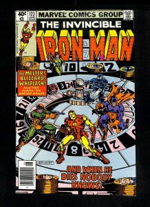 Iron Man #123 Newsstand Variant early Demon in a Bottle!