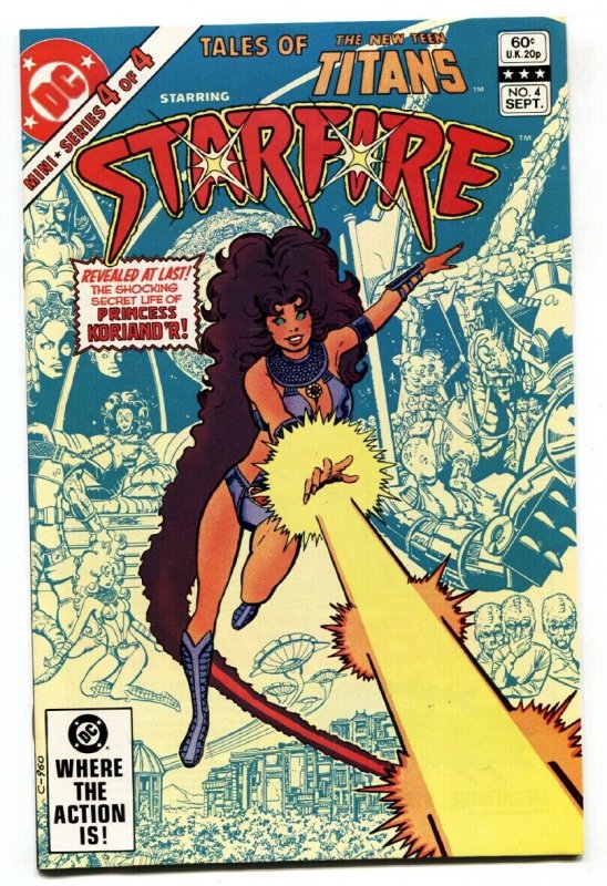 TALES OF THE NEW TEEN TITANS #4 comic book -STARFIRE-NM--HIGH GRADE-