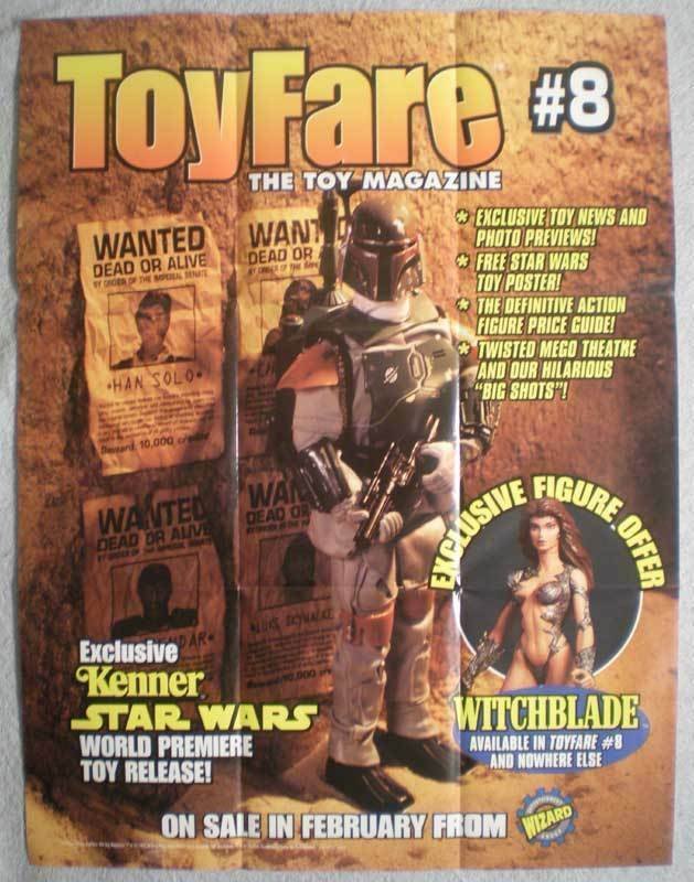 TOY FARE #8 Promo poster, Boba Fett, Star Wars, Unused, more in our store