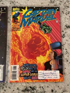2 Captain Marvel Comic Books # 8 32 NM 1st Prints Avengers Hulk Thor 18 J842