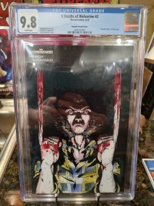 X DEATHS OF WOLVERINE #2 (2022) CGC 9.8 PEACH MOMOKO