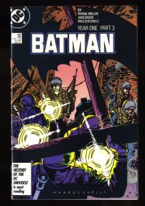 Batman #406 NM- 9.2 Year One Part 3 Frank Miller!