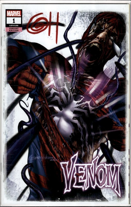 Venom #1 (2018) Signed by Greg Horn w COA!