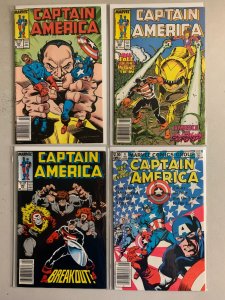 Captain America comics lot #267-340 + 1 annual newsstand 27 diff (1982-88)