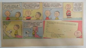 3 Peanuts Promo Pages from Chicago Tribune from 1970 Size: ~7.5 x 15 inches  