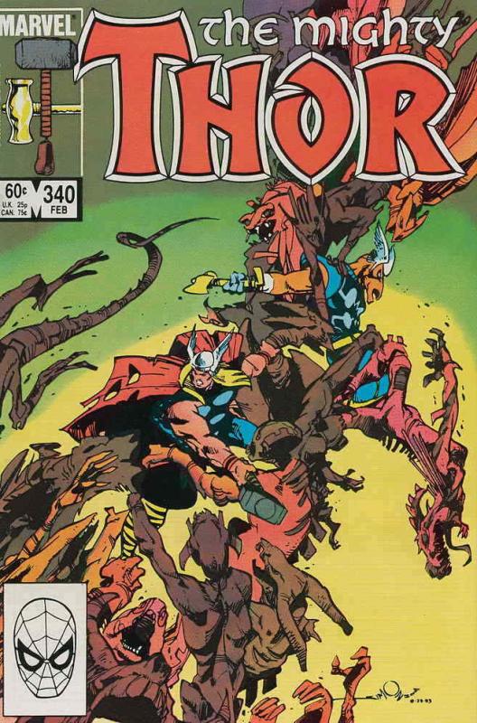 Thor #340 FN; Marvel | save on shipping - details inside