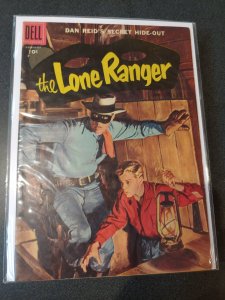 ​The Lone Ranger #104 10c Cover Dell Publishing Co. (1957) HIGH GRADE VF+