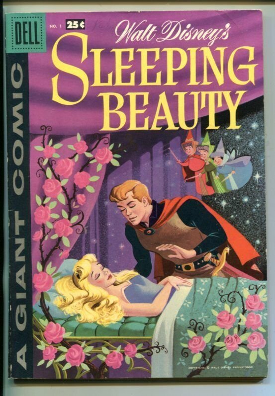 SLEEPING BEAUTY #1-1959-DISNEY CARTOON-HUMOR-SOUTHERN STATES-fn minus