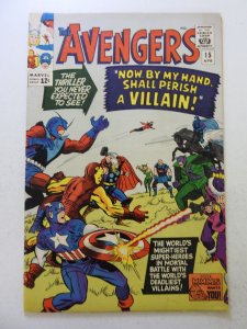 The Avengers #15 (1965) FN- condition moisture damage