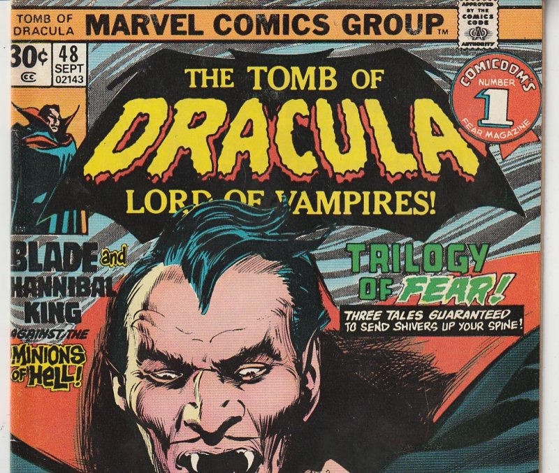 Tomb of Dracula(vol. 1) # 48  Tales of Dracula, Harker, and Blade !