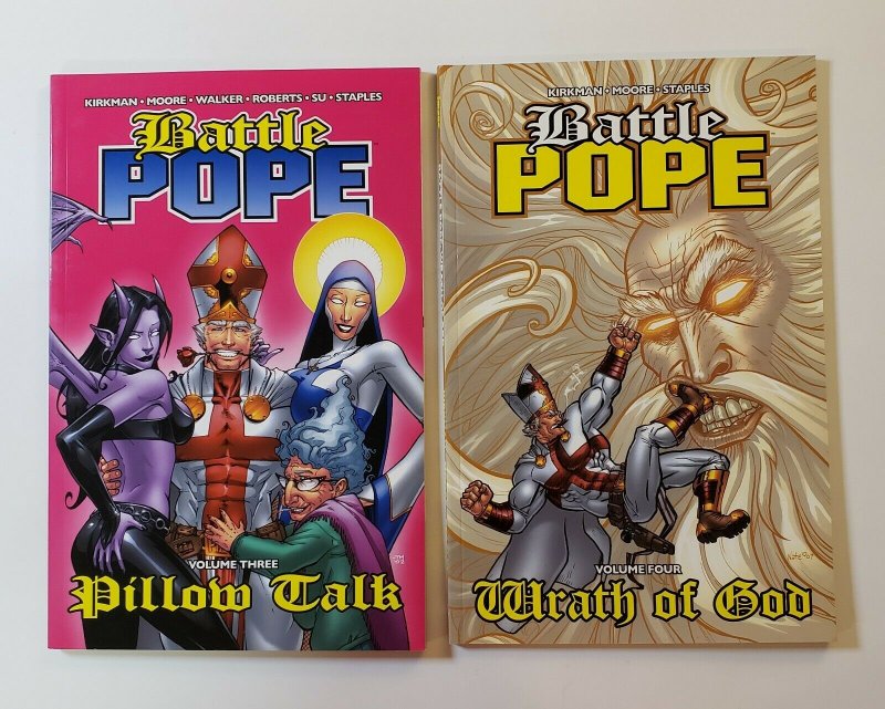 Battle Pope TPB Soft Cover Set Volume 1-4 Tmage Comics NM